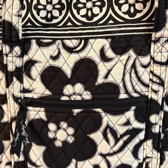 Vera Bradley Large Tote Bag With Toggle Closure, Night & Day Pattern - Picture 4 of 9